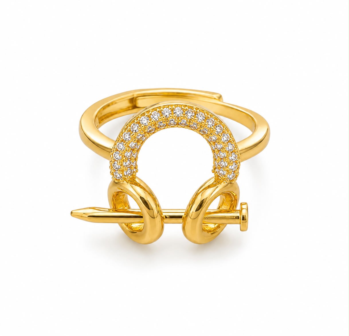 NAIL CARTIER RING (FREESIZE)