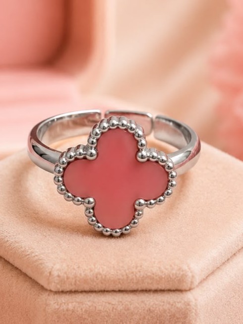 Blush Rose Van Cleef Ring (FREESIZE)